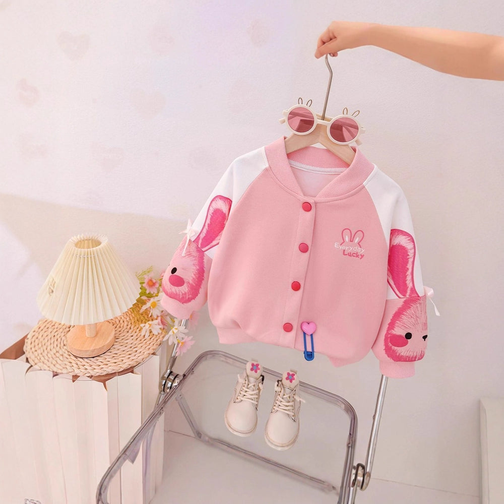 Baby outwearspring & fallnew arrivalbaby girl clothes baseball uniform casualsweatshirtgirlautumtopsautum clothing