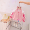 Baby outwearspring & fallnew arrivalbaby girl clothes baseball uniform casualsweatshirtgirlautumtopsautum clothing