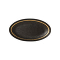 Nordic creative textured large ceramic fish plate - artistic, high-value matte finish oval ceramic serving dish