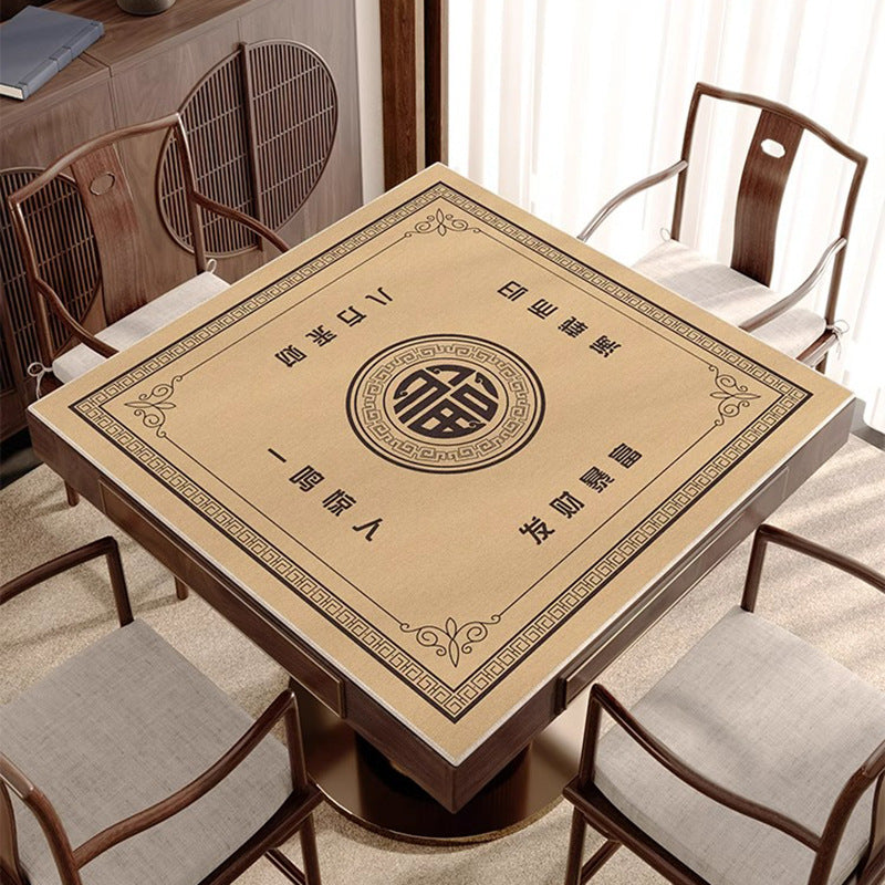 Tablecloth no-wash new arrival new year mahjong table special table mat sound insulation thickenednon-slip new chinoiseriewinter tablecloth