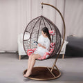 Romantic hanging basket rattan chair for home indoor hanging chair swing adult hammock balcony single double living room rocking lounge chair