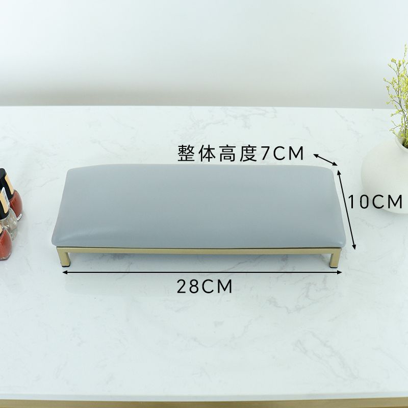 Russian style hand pillow pillowcase manicure bevel combination log set high and low nail salon slope plaidjapanese style