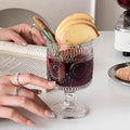Sunflower tall glass cup - instagrammable, high-end style - new year's mulled wine glass, restaurant cocktail glass, gift cup
