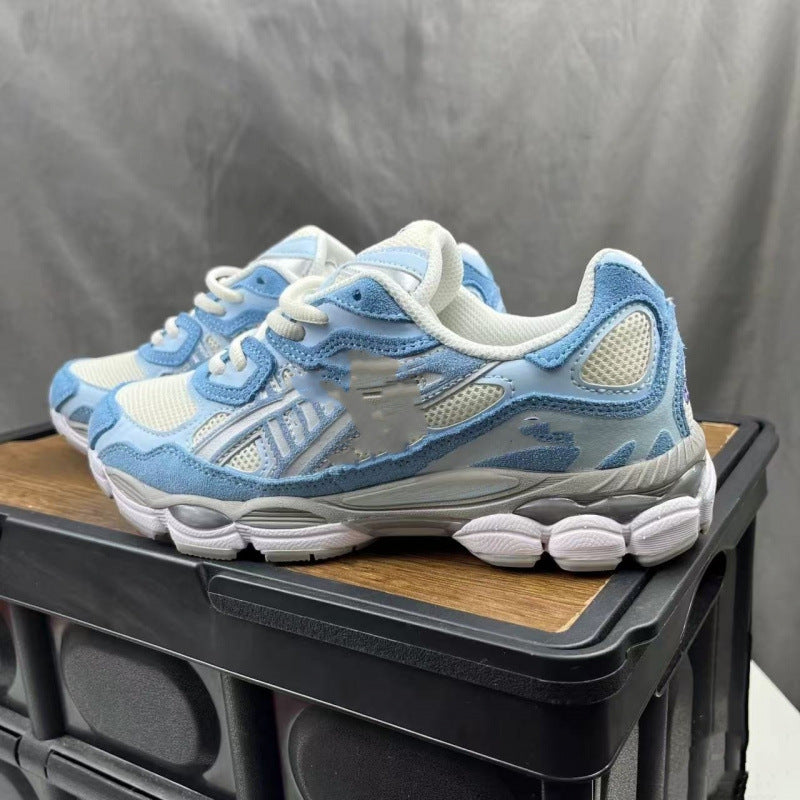 new arrival pure original arthur gel nyc sports shoes for men and women, same style patchwork upper, low-top height-increasing running shoes