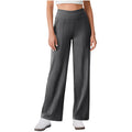 women's solid color high-waisted stretch pocket workout activewear leggings - yoga pants