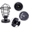 Industrial style black geometric diamond iron ceiling light - retro balcony, hallway, entryway, bubble tea shop, restaurant creative lighting