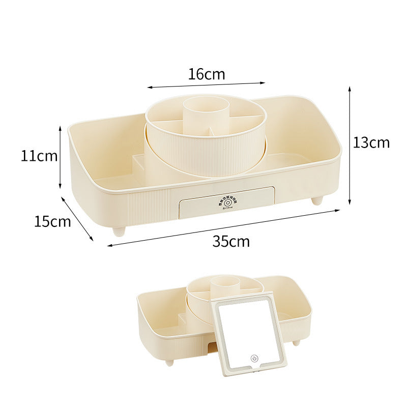Xinle Thickened Storage Box Plastic Vertical Shelf Large Desktop Multifunctional Cosmetics Integrated Finishing Box