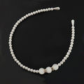 Pearl hair clip hairpin headwear white kids simple headband elegant pearl hair clip girls accessories beaded guangzhou