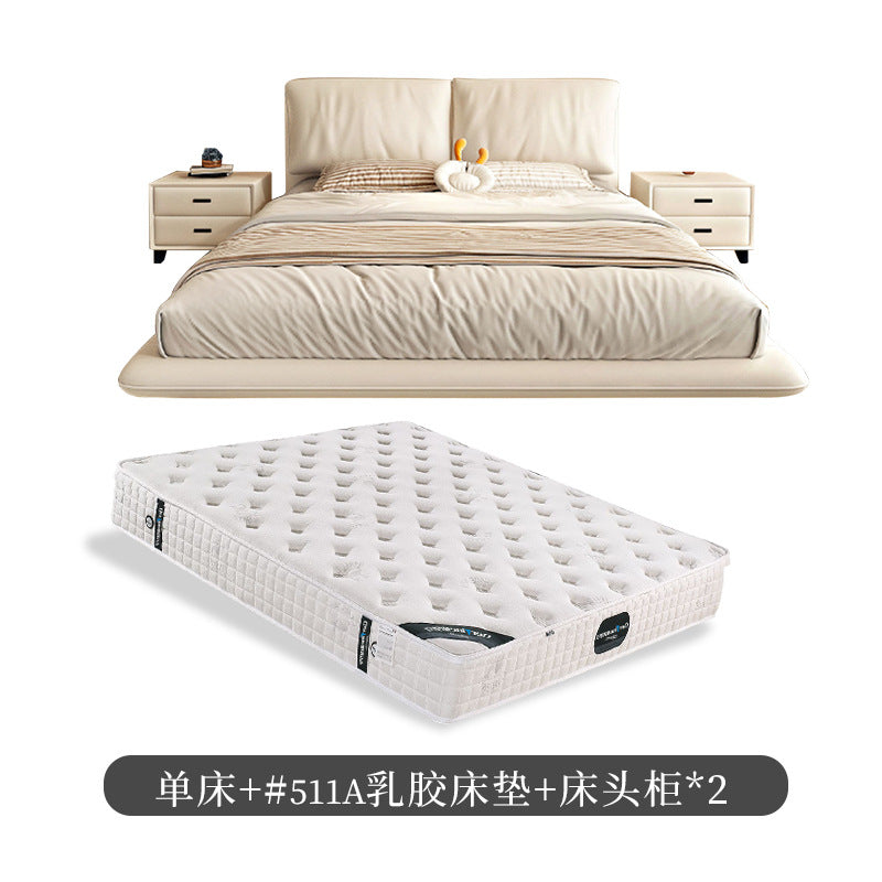 Foshan factory personalized modern casual suspended bed small elephant ear suspended cream style double master bedroom bed