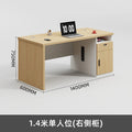 Office desk computer desk minimalist modern office employee single desk chair combination furniture manager's desk small employee workstation