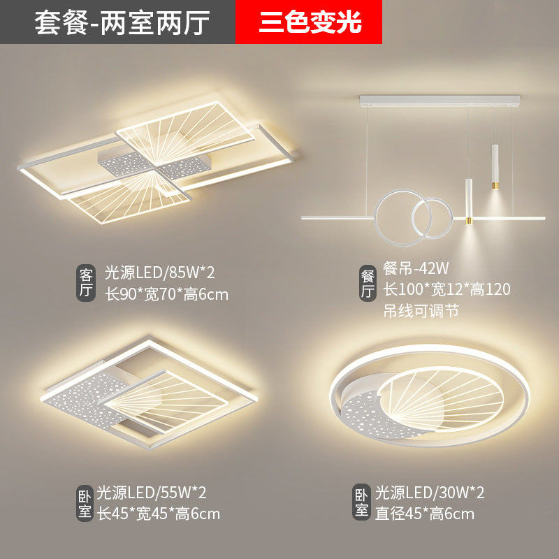 [Strict Selection] 2025 New Modern Simple Atmospheric Ceiling Light Whole House Zhongshan Lighting Package Combination