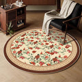 retro round for home living room sofa coffee table carpet imitation cashmere hanging basket foot mat persian bedroom bedside blanket