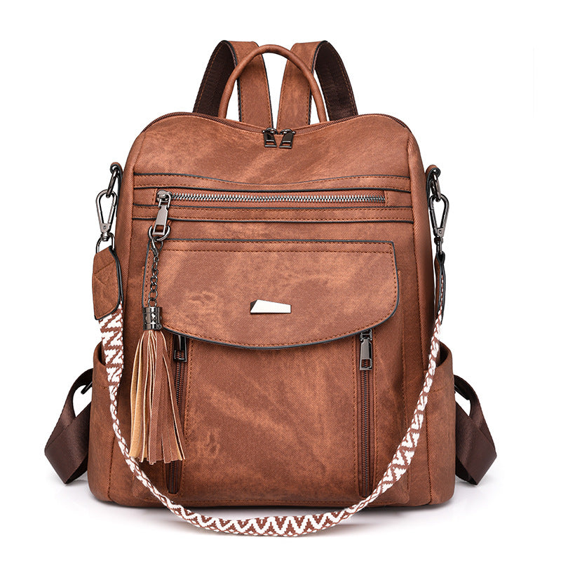 Spring 2024 Cross-border Trend PU Ladies Bag Ladies Backpack Multifunctional Wholesale