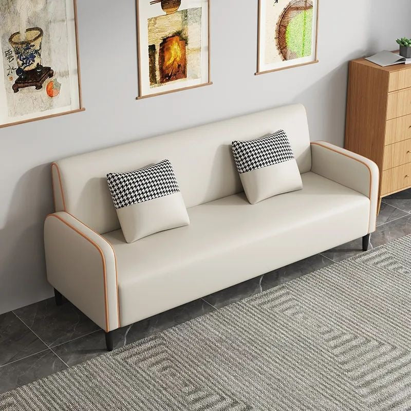 Scandinavian small apartment sofa double three-person living room rental room casual modern apartment simple popular sofa