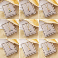 Necklace female simple fashion niche design hot style titanium steel pendant high-end electroplated versatile elegant clavicle chain