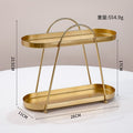 Cosmetic storage rack iron art jewelry box jewelry organizer desktop decoration ornament vanity organizer nordic style