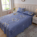 2026 amazon quilted bed skirt bedspread heightened double anti-static breathable mattress simmons bedspread three-piece set