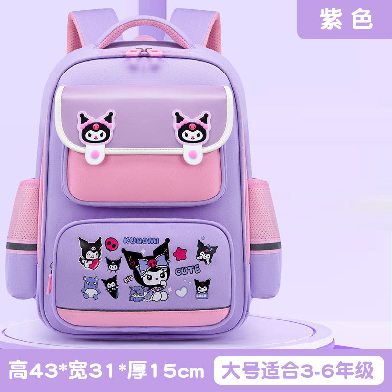 New Elementary School Girls Children's School Bag Cute Girls Backpack Large Capacity Burden Reduction Junior High School Students Japanese School Bag