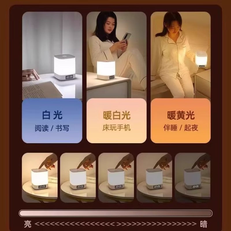 Remote control night light - rechargeable bedside lamp for bedroom, sleep companion, baby feeding, eye protection, children's night light, soft light desk lamp