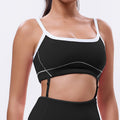 new arrival beauty back sports intimates outdoor running yoga vest high intensity contrast color fitness sportswear women