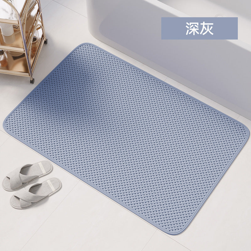 Environmentally friendly and odorless bathroom non-slip mat, shower anti-drop floor mat, bath foot pad, toilet, toilet suction cup soft foot pad