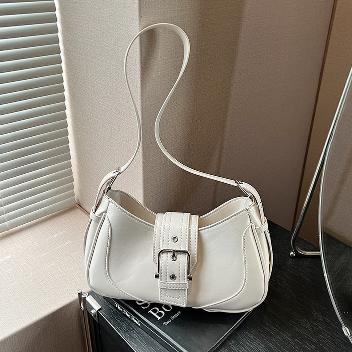 Cross-border high-end niche bag women's 2025 new spring and summer sweet and cool Spice Girl messenger bag women's shoulder armpit bag