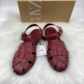 Za2025 spain 2025 big toe sandals women's summer wide fat feet export soft low pure bag heel first layer cowhide