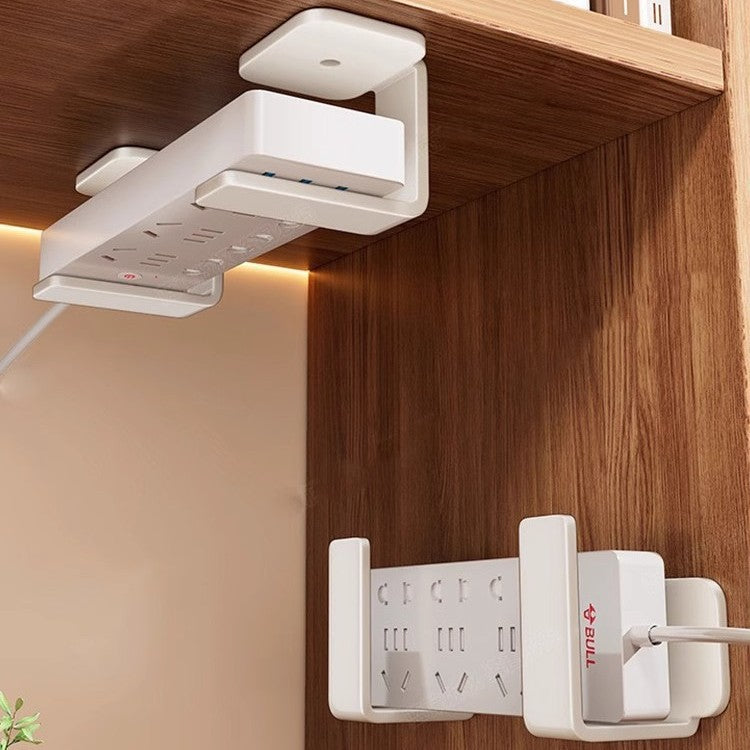 Living room non-punching router rack wall wall-mounted home bedroom set-top box plug-in board finishing storage rack