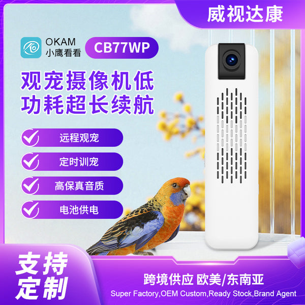 popular outdoor waterproof bird feeder solar low power consumption AI intelligent identification bird surveillance camera