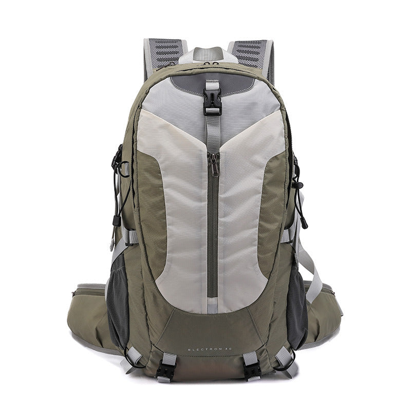 Outdoor hiking, mountaineering bag, business trip travel bag, large capacity, rain cover Outdoor Sports Bag