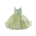 Girls' birthday dress: stunning fairy princess gown - high-end, stylish, perfect for hosts, piano performances, and stage shows