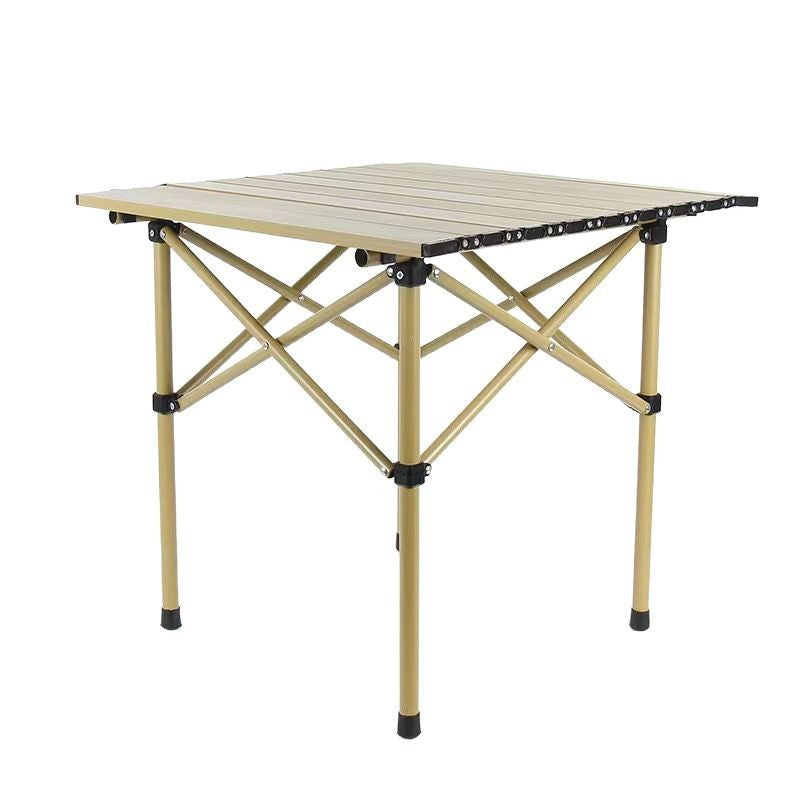 Outdoor folding chair and table camping set - portable, ultralight roll-up table and folding chair - factory direct
