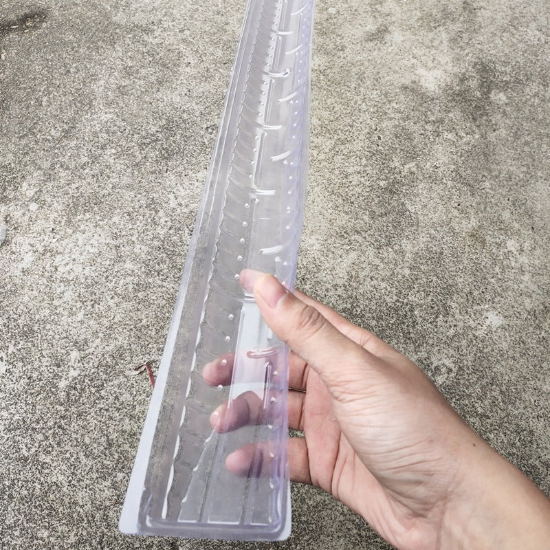 Cross-border plastic Huaishan planting trough U-shaped shallow trough directional trough cultivation tube thickened iron bar yam guide trough