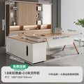 Model 02 1.8m manager desk + 2.0m file cabinets [free delivery]