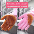 Silicone dishwashing gloves - heat resistant, durable, waterproof cleaning gloves for household chores - wholesale from manufacturer