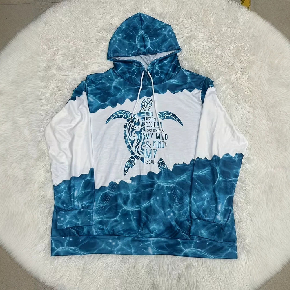 hot-selling women's hoodies, new casual loose long-sleeved hooded sweatshirts, dropshipping available