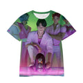 Witcher boy group 3d digital printing cross-border overseas casual loosefashion t-shirt k-pop girls t-shirt