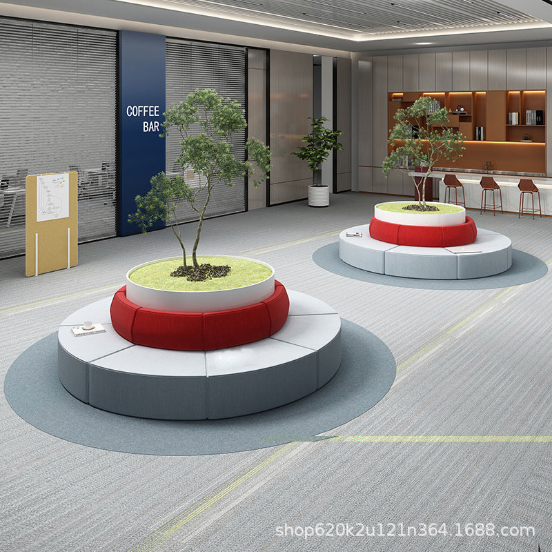 Office sofa irregular shape training institution patchwork sofa reception rest area business reception casual sofa sf-01