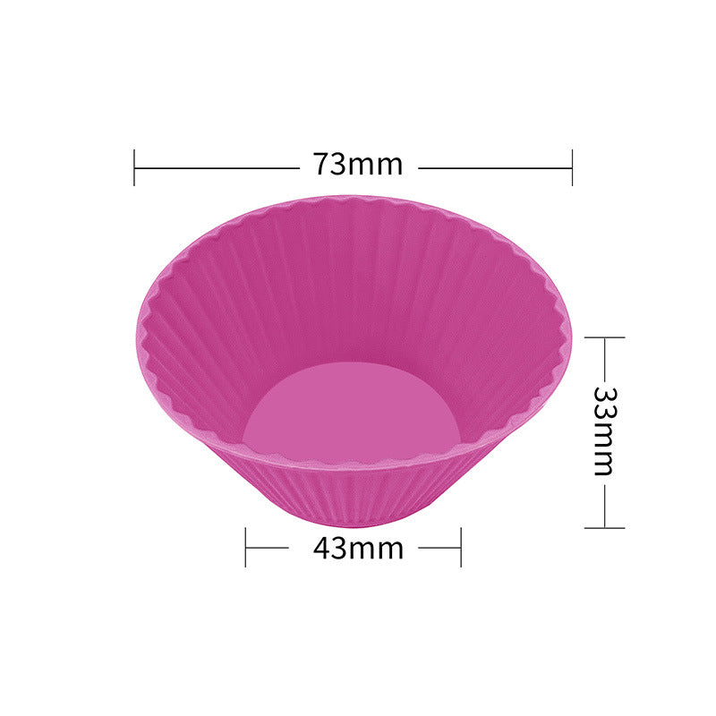 Cross-border silicone muffin cup cake mold high temperature baking tool silicone cake mold DIY silicone cake mold