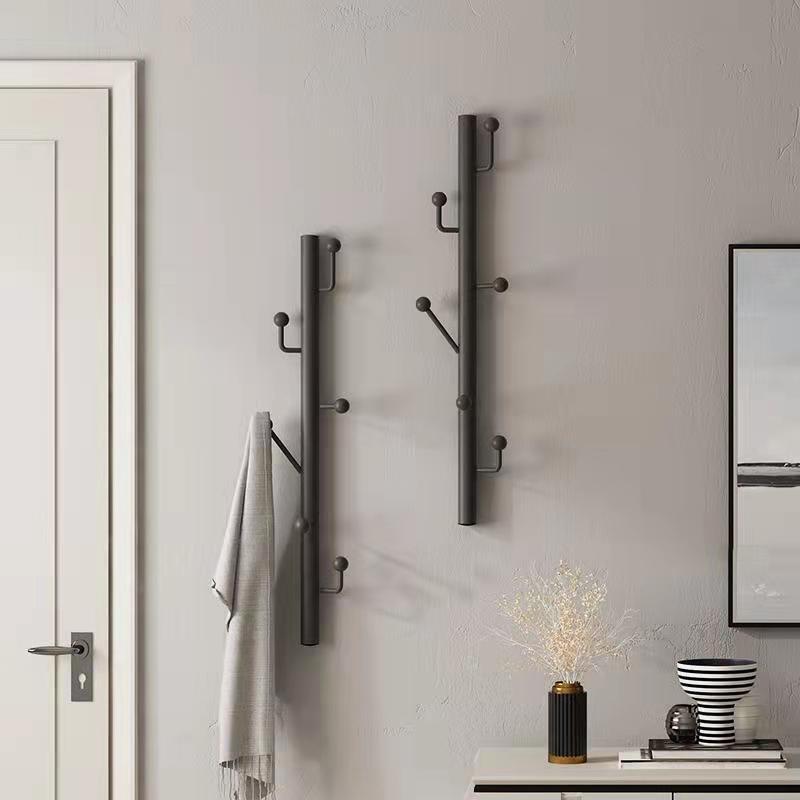 Wall-mounted coat rack, freestanding wall hanger, no-drill wall-mounted clothes rack, clothing store display rack