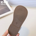 Vancahao girls' bow princess shoes -  spring/autumn new collection - kids' chanel-inspired mary janes leather shoes