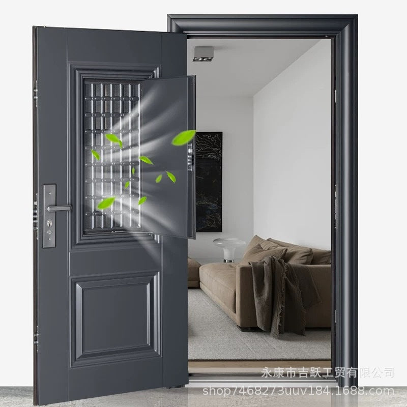 Factory direct sales wholesale security door 7cm entrance door middle door mother-in-law entrance door rental house engineering door