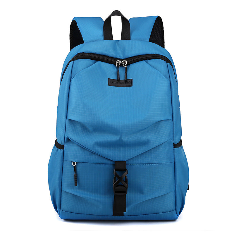New casual backpack men's simple travel backpack waterproof and lightweight outdoor  street trend computer bag