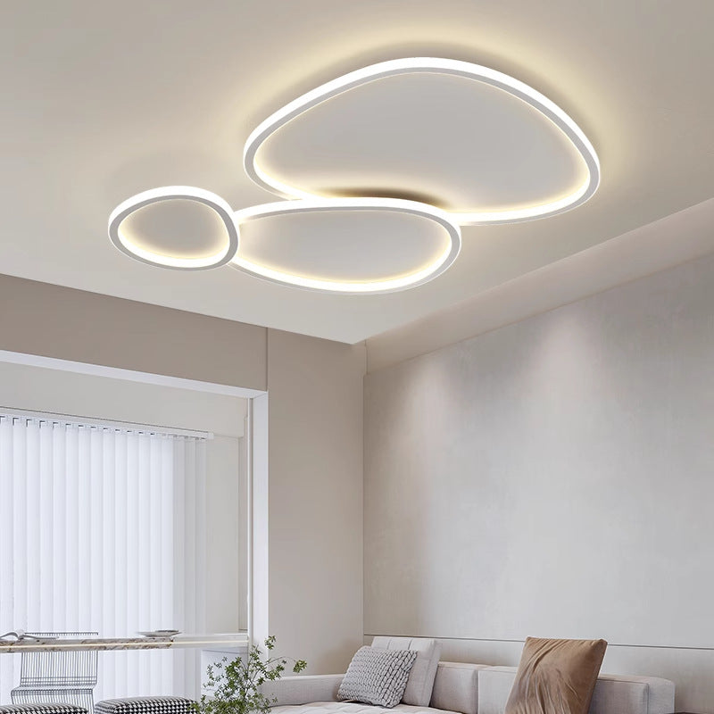 Living room light eye protection ceiling light cream wind simple whole house set lighting combination Zhongshan home improvement lighting high sense