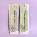 Single pack double-ended eyebrow comb-kq1002