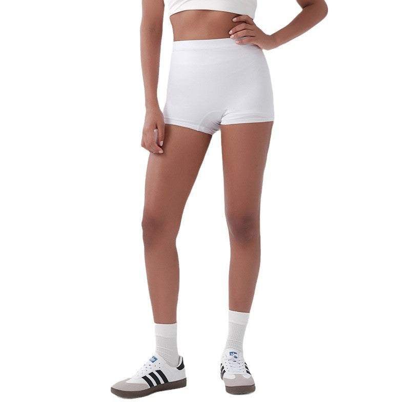 Tennis leggings with side pockets, mid-rise shorts, breathable solid color, butt-lifting, fitness running athletic pants, summer quick-dry