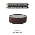 Italian round storage coffee table small apartment for home living room casual cream style retroaccessible luxury living room classy side table