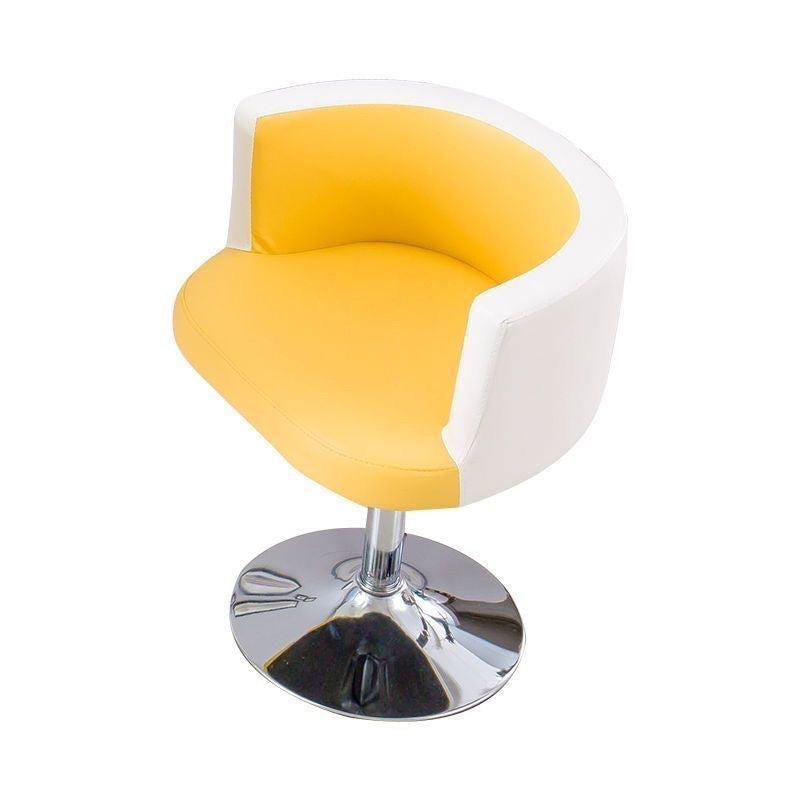 Lift and rotate casual sofa chair modern casual color matching negotiation chair for home bar reception computer chair