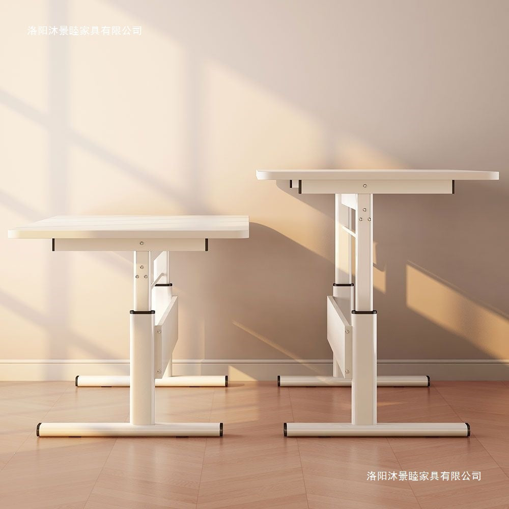 Hand-crank adjustable desk student desk home student study desk writing desk desktop computer desk adjustable office desk