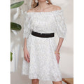Aliexpress new arrival: women's elegant cutout tassel dress, casual a-line skirt